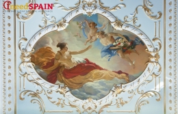При реставрации одного из зданий мэрии Барселоны найдена фреска XIV века